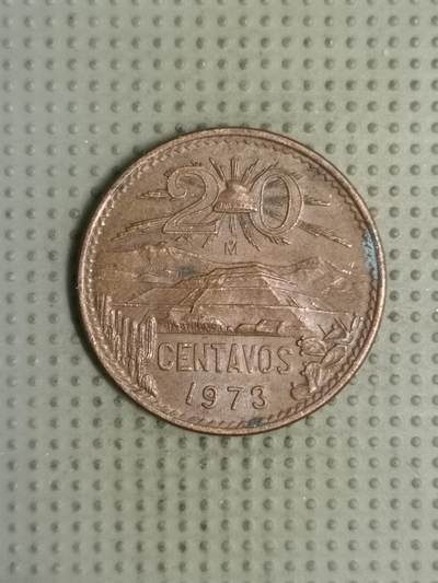 2025年第127场各国散币拍卖（总第127场） - 墨西哥1973年20分