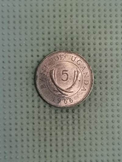 2025年第128场各国散币拍卖（总第128场） - 乌干达1966年5分