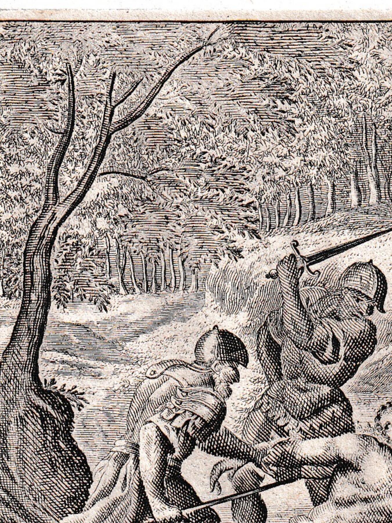 【良泉】【2025年最后一场】12月18日晚19.30点开拍！188组【直播场】西方古代钱币、丝路杂项、印章！ 【圣诞快乐！】1580-1655年《圣经》题材版画一幅，为荷兰版画大师N.Gommers雕版印刷。