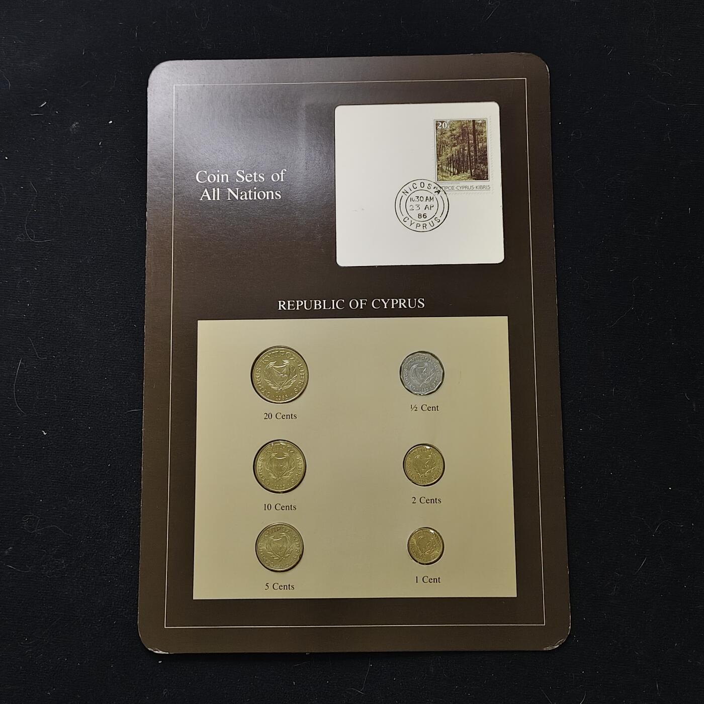 【全场包邮】纯粹捡漏拍482场（免费代拍第19场）-币封+套装+富兰克林（注意佣金） 【富兰克林·世界各国硬币系列邮币卡】塞浦路斯共和国+塞拉利昂共和国