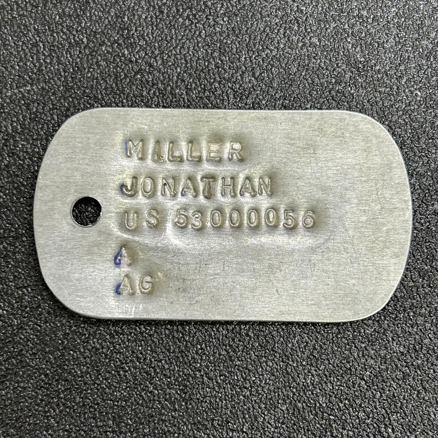 西秦中古拍卖第六十八期 越南战争时期 美军身份牌