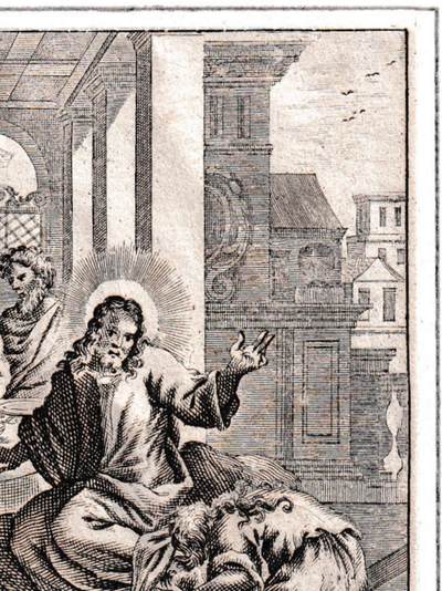 【良泉】【2025年最后一场】12月18日晚19.30点开拍！188组【直播场】西方古代钱币、丝路杂项、印章！ - 【圣诞快乐！】1580-1655年《圣经》题材版画一幅，为荷兰版画大师N.Gommers雕版印刷。