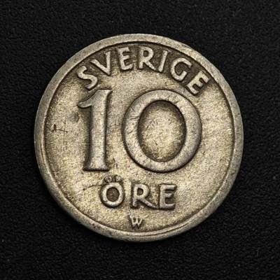 【淘币小摊】实时拍第八百一十七拍   散币场   满百包邮可预留二周 每周一统一发货   - 瑞典1920年10欧尔镍币