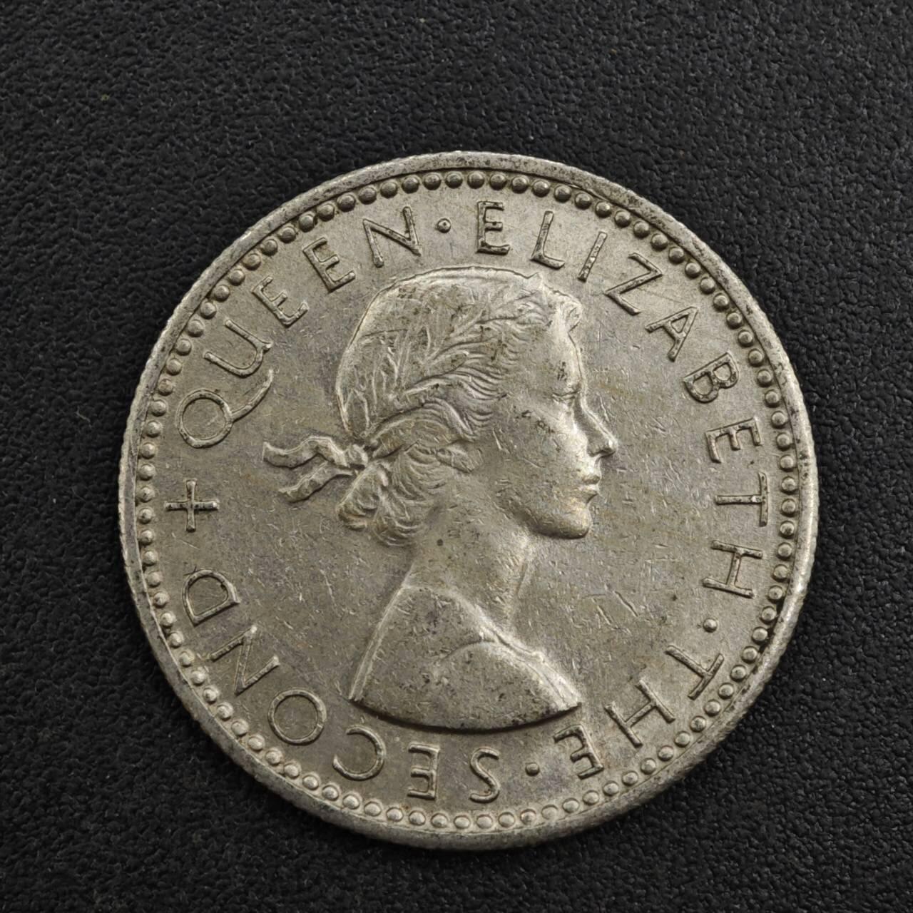 【淘币小摊】实时拍第八百一十七拍   散币场   满百包邮可预留二周 每周一统一发货   新西兰1965年6便士镍币