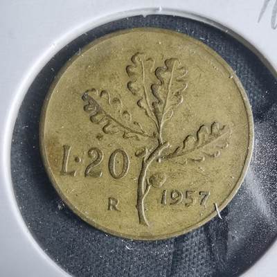 沼泽如烟--第919场 - 意大利1957年20里拉