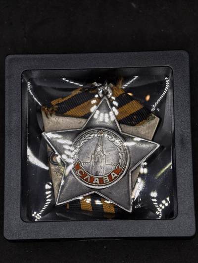 凯旋世界勋赏（第20期）（欢迎送拍）（对拍品有疑问请询问客服，不接受到手刀，出价默认拍品品相。请认真阅读拍卖规则！出价默认已认可！）（收到货请录制开箱视频，无视频概不处理问题。） - 苏联487191号三级军事光荣勋章（工兵对日作战）