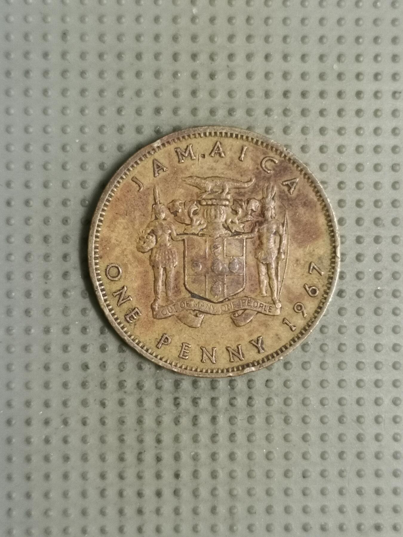 2025年第127场各国散币拍卖（总第127场） 牙买加1967年1便士