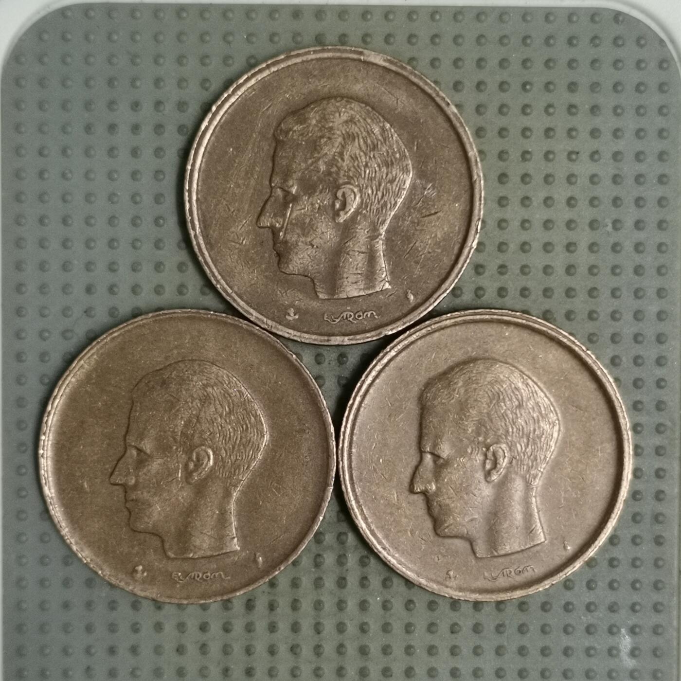 2025年第129场各国散币拍卖（总第129场） 比利时20法郎3枚