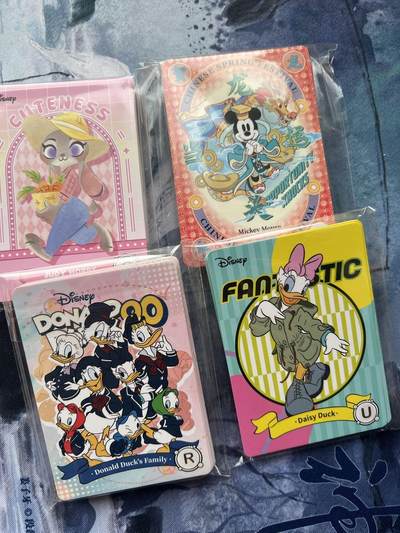 【随心含颖卡拍51期】卡游/集卡社/卡卡沃 抽卡机专场拍卖【无佣金】 - 卡卡沃 迪士尼 disney 系列 4包 60张+