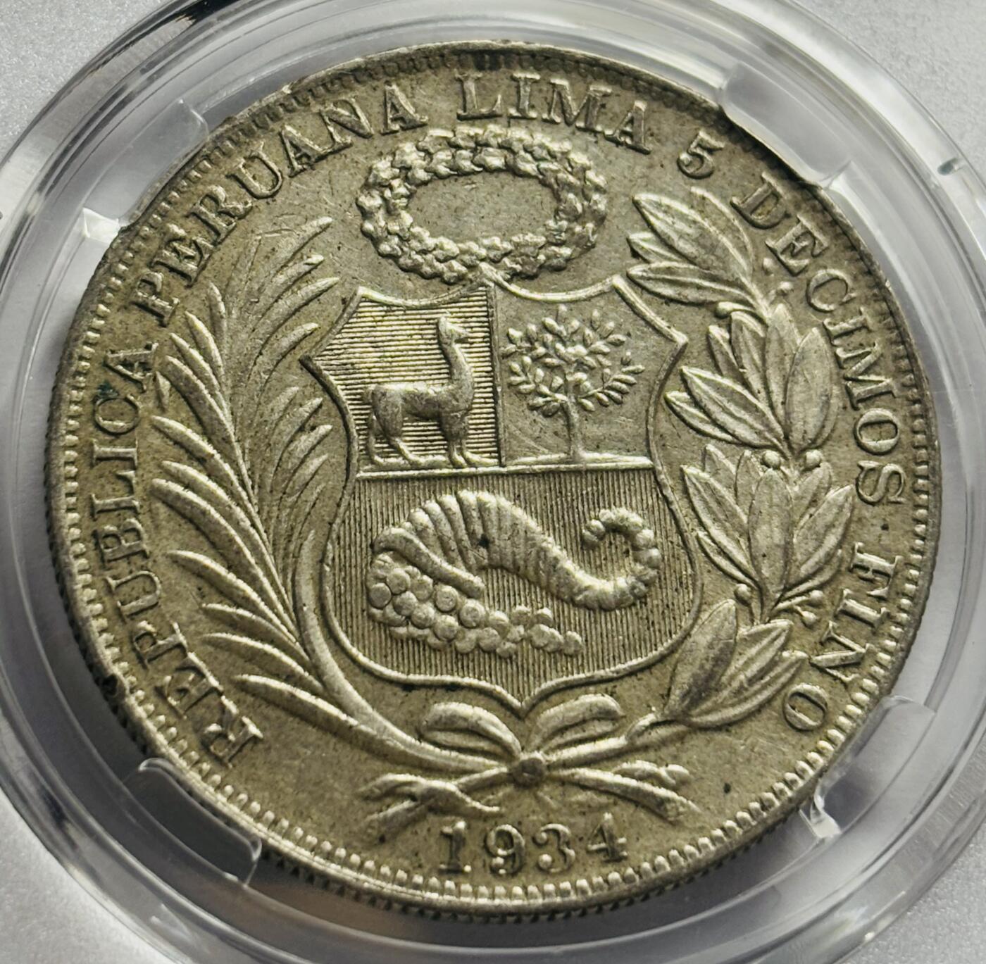 文馨钱币收藏第 283 场，【大雪鉴珍，寒英缀金】金银纪念币精品场，诚邀您的参与【长期接代拍品】 1934 年秘鲁 1 索尔大银币