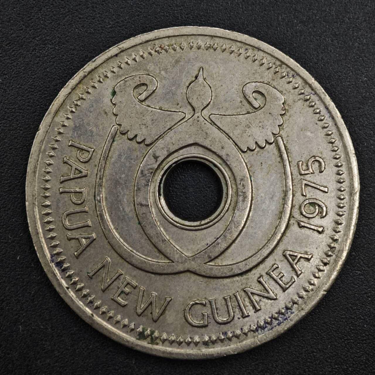 【淘币小摊】实时拍第八百一十七拍   散币场   满百包邮可预留二周 每周一统一发货   巴布亚新几内亚1975年1库纳鳄鱼镍币