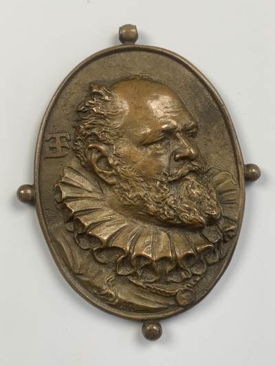 掌中浮雕-藏着的欧洲第044场 - 1890年奥地利维也纳艺术协会铜章，53.5*68.5mm，雕刻大师安东.沙夫（A.Scharff）作品，非常稀少罕见（背面部分文字被当时佩戴者抹去，已形成百年包浆)