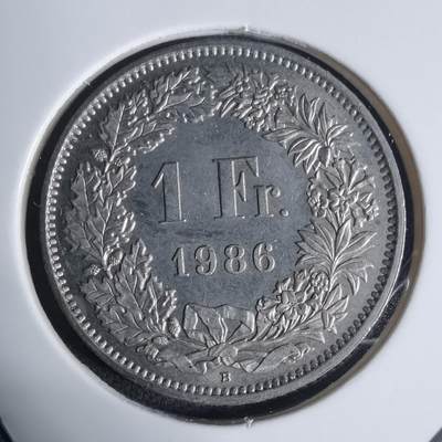 沼泽如烟--第920场 - 瑞士1986年1法郎