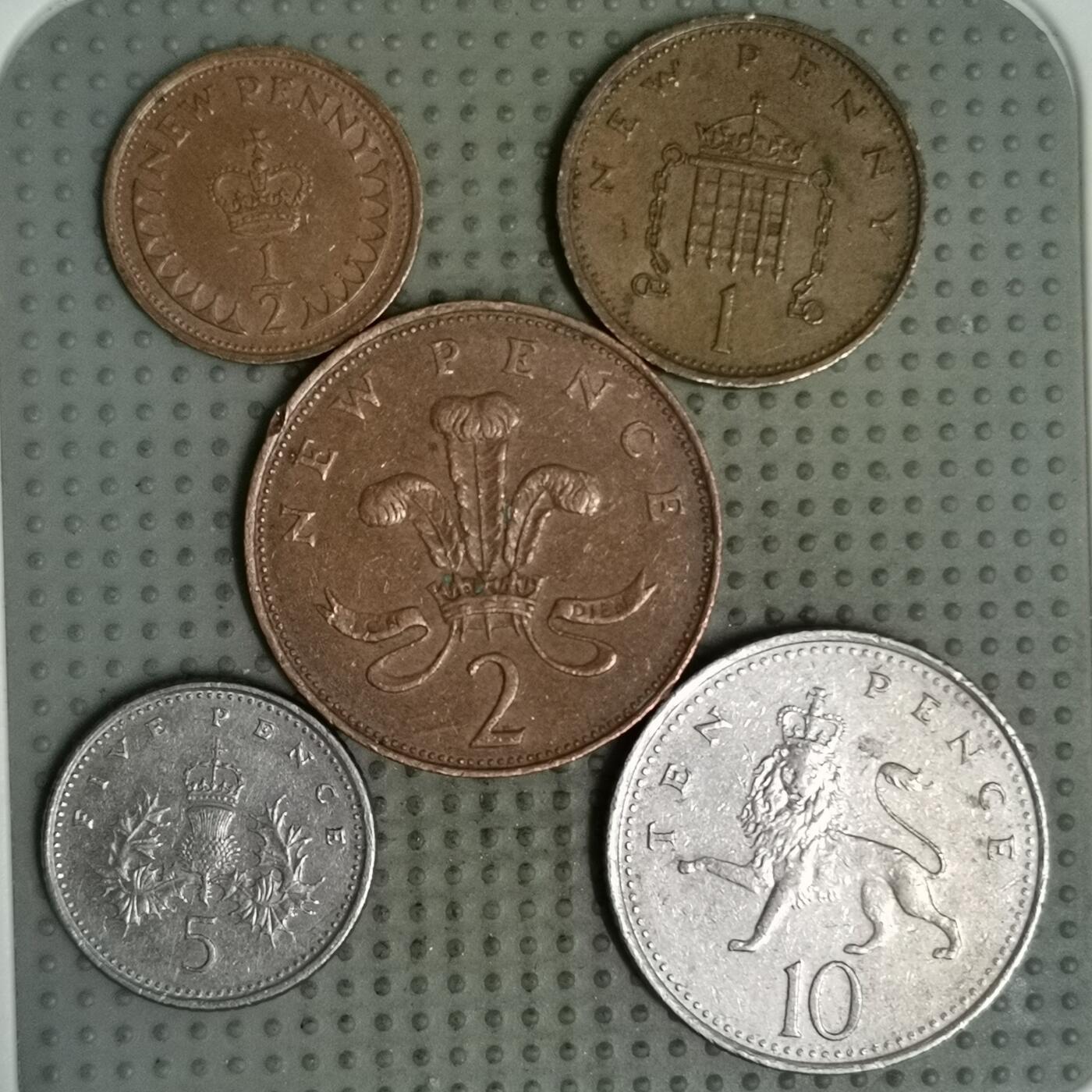 2025年第131场各国散币拍卖（总第131场） 英国5枚