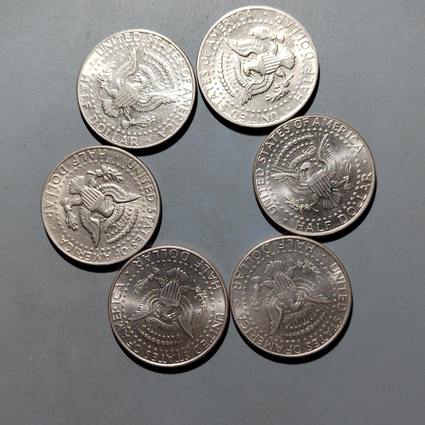 PCAI钱币  2-631  硬币小专场 半美元