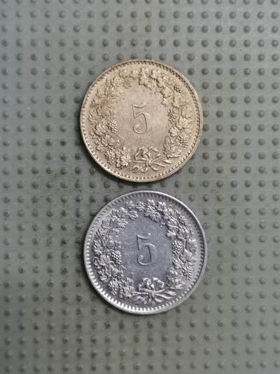 2025年第129场各国散币拍卖（总第129场） - 瑞士5生丁2枚