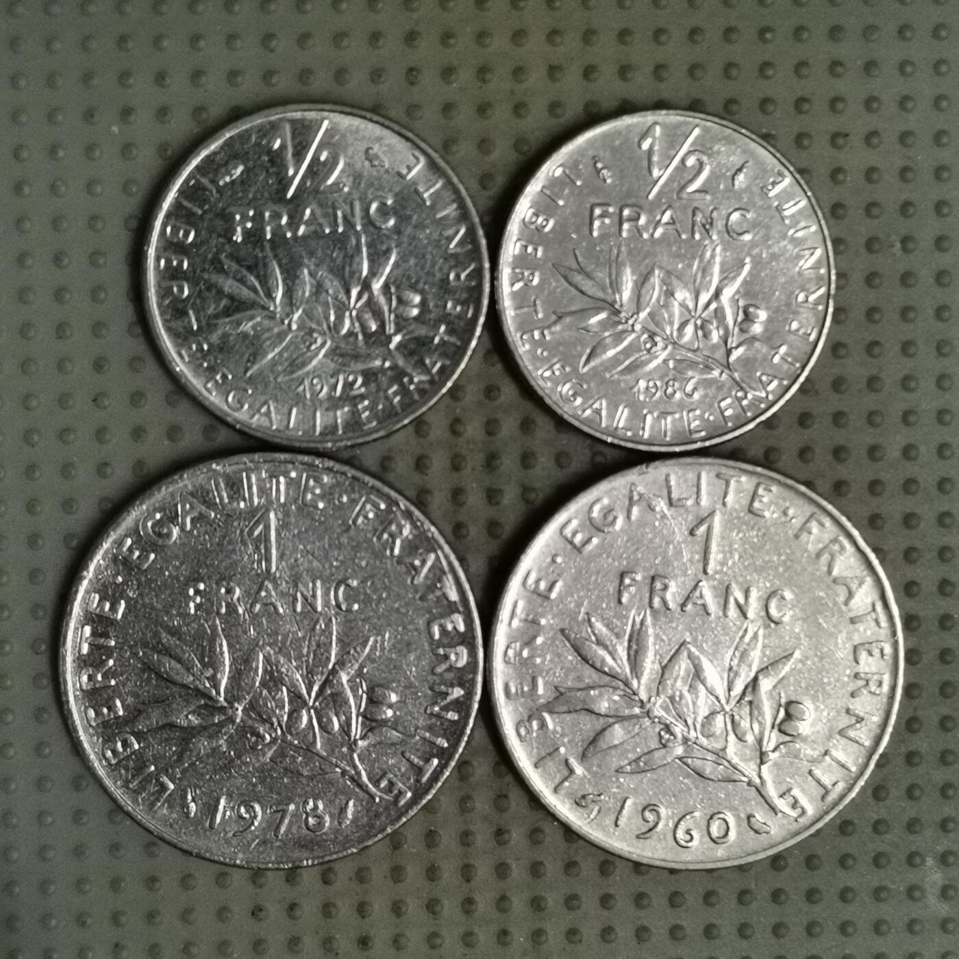 2025年第131场各国散币拍卖（总第131场） 法国4枚