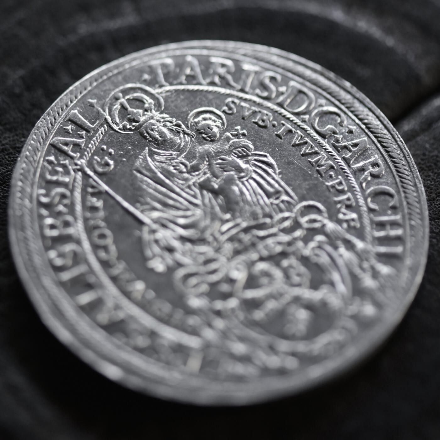 【良泉】【2025年最后一场】12月18日晚19.30点开拍！188组【直播场】西方古代钱币、丝路杂项、印章！ 【藏家出品B】1623年【近未流通】【萨尔茨堡】圣母抱子主教大泰勒，状态细节均一流，28.88克