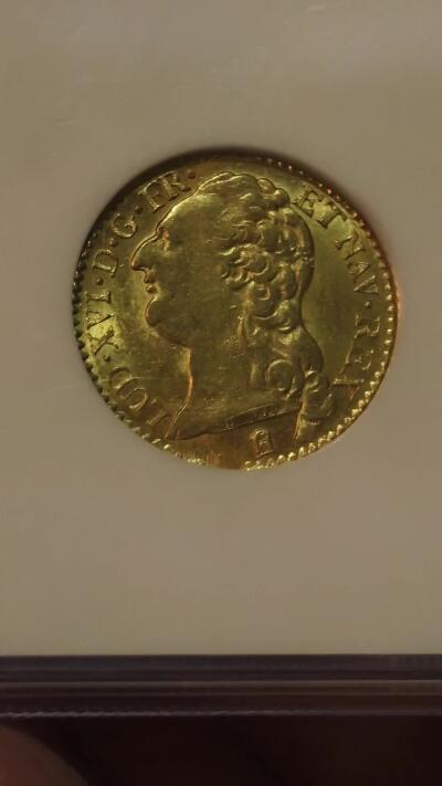 NGC-AU58法国1786年路易十六一路易金币