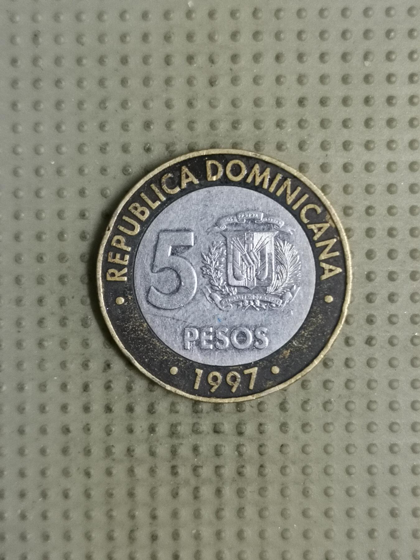 2025年第127场各国散币拍卖（总第127场） 多米尼加1997年5比索