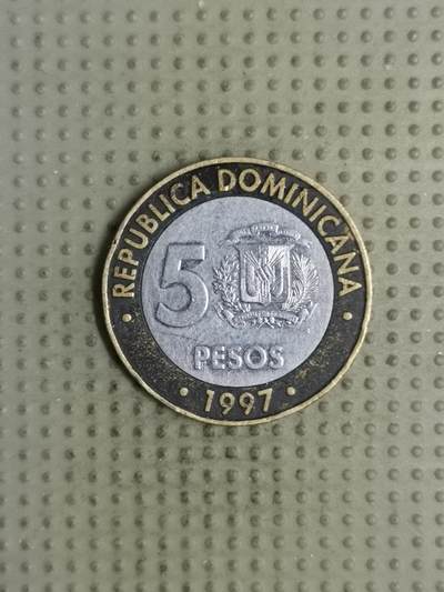 2025年第127场各国散币拍卖（总第127场） - 多米尼加1997年5比索