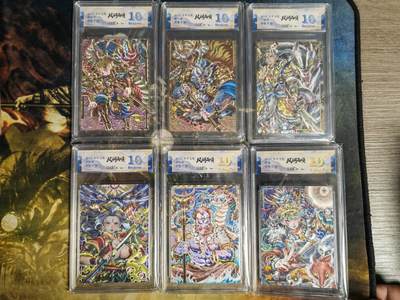 阳大大卡牌拍卖第85期（持续收拍品，周六晚上九点截拍，进群福利早知道） - 【爆金天王套】卡萃文化 李尊奇 西游孙悟空+猪八戒+沙和尚+二郎神+萨满+女武神  6张 包含爆金2张