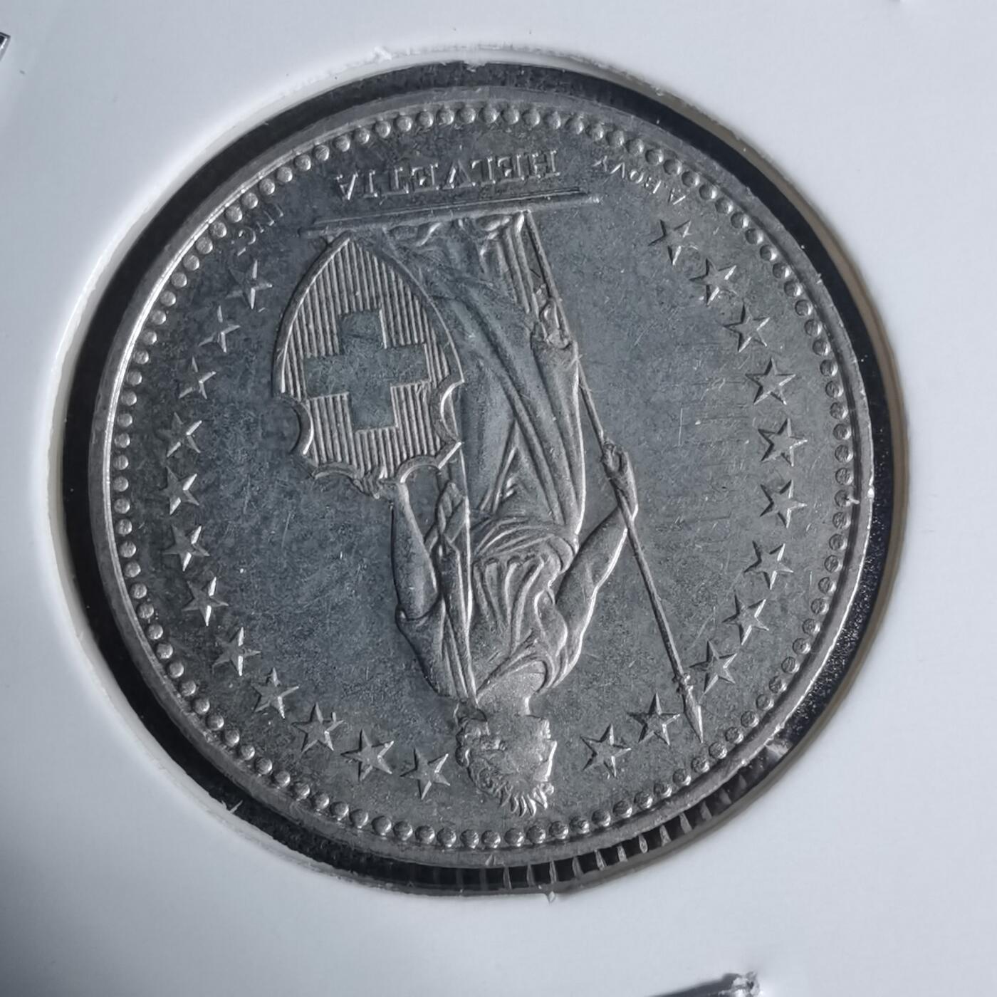 沼泽如烟--第920场 瑞士1986年1法郎