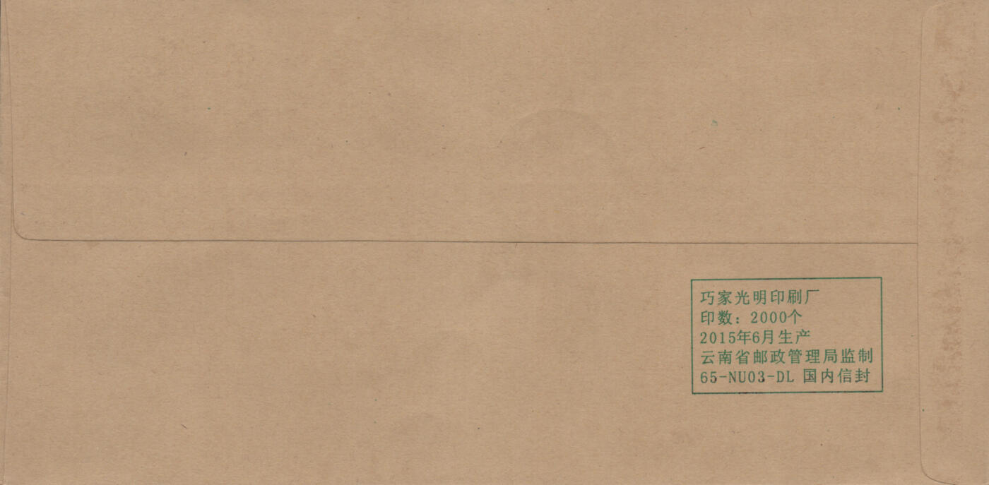 2025年12月06日19:30海外、大陆、澳门、香港邮政精品首日实寄封拍卖专场 2019中国《芍药5原地》公函封首日实寄封
