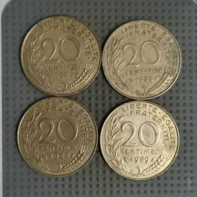 2025年第131场各国散币拍卖（总第131场） - 法国20生丁4枚