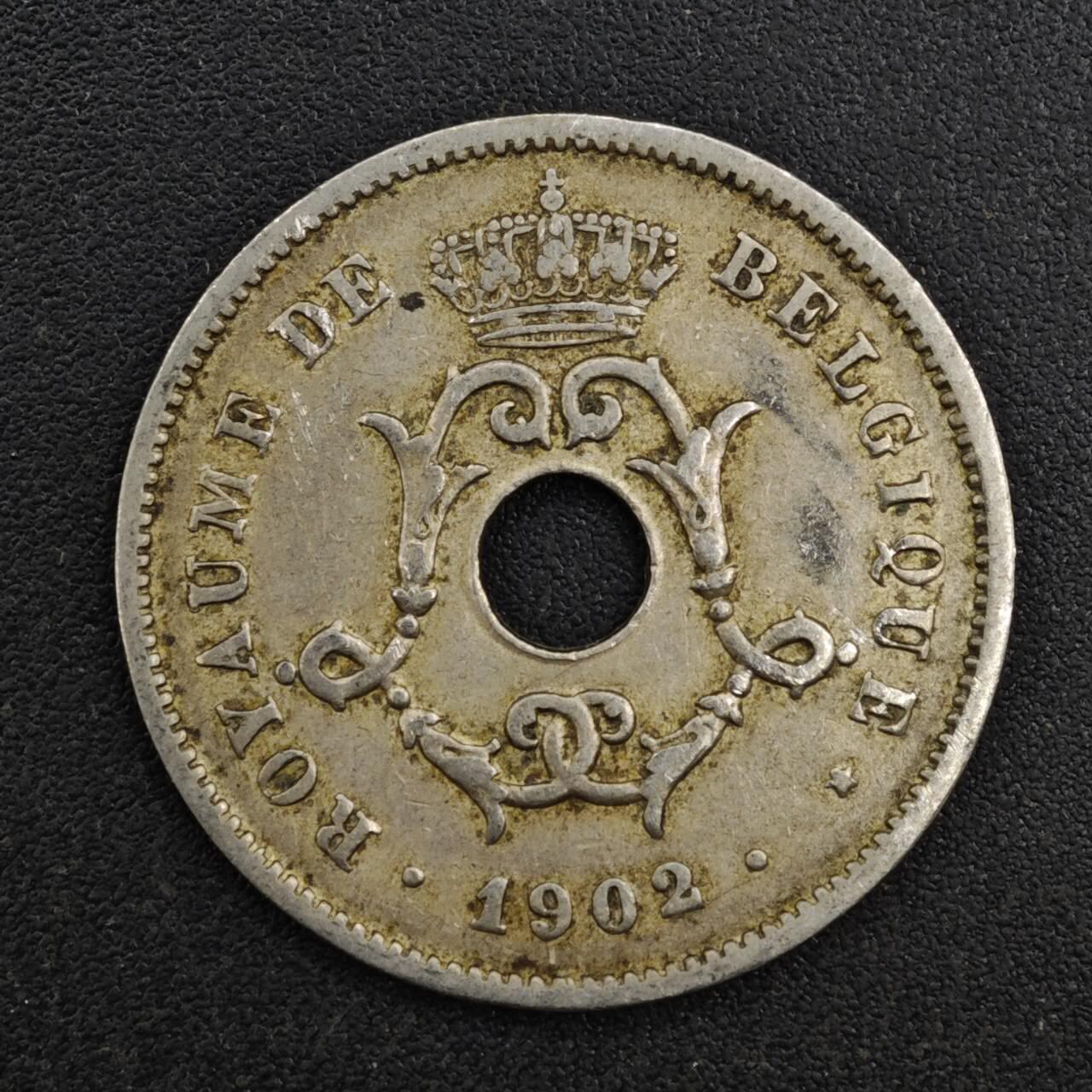 【淘币小摊】实时拍第八百一十七拍   散币场   满百包邮可预留二周 每周一统一发货   比利时1902年10分镍币