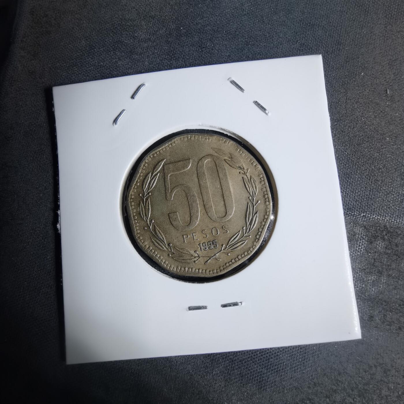 沼泽如烟--第920场 智利1995年50比索