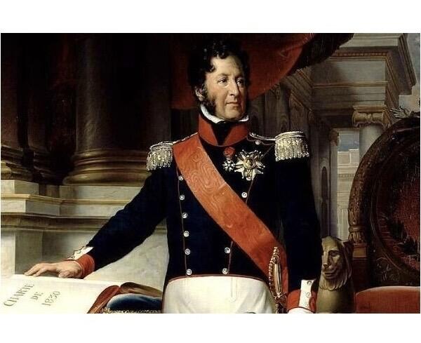 法国1830年 菲利普一世军装像高浮雕精制大合金章 50MM