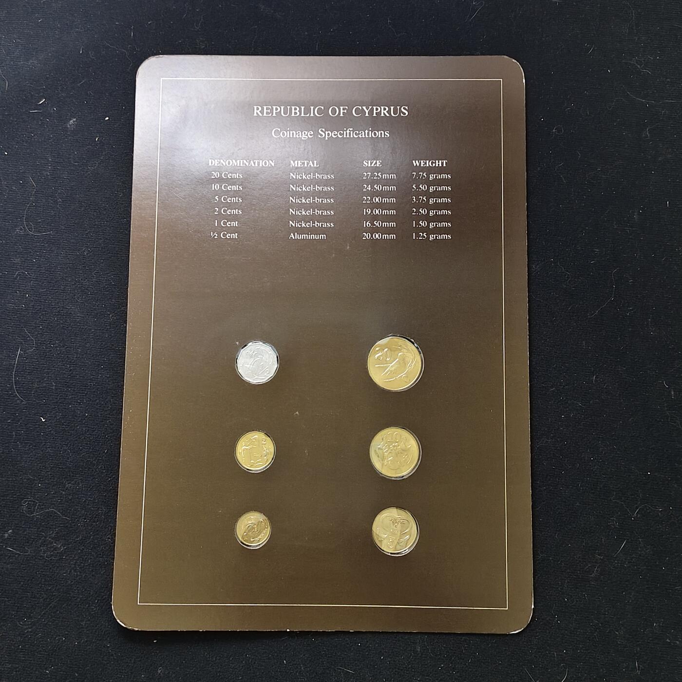 【全场包邮】纯粹捡漏拍482场（免费代拍第19场）-币封+套装+富兰克林（注意佣金） 【富兰克林·世界各国硬币系列邮币卡】塞浦路斯共和国+塞拉利昂共和国