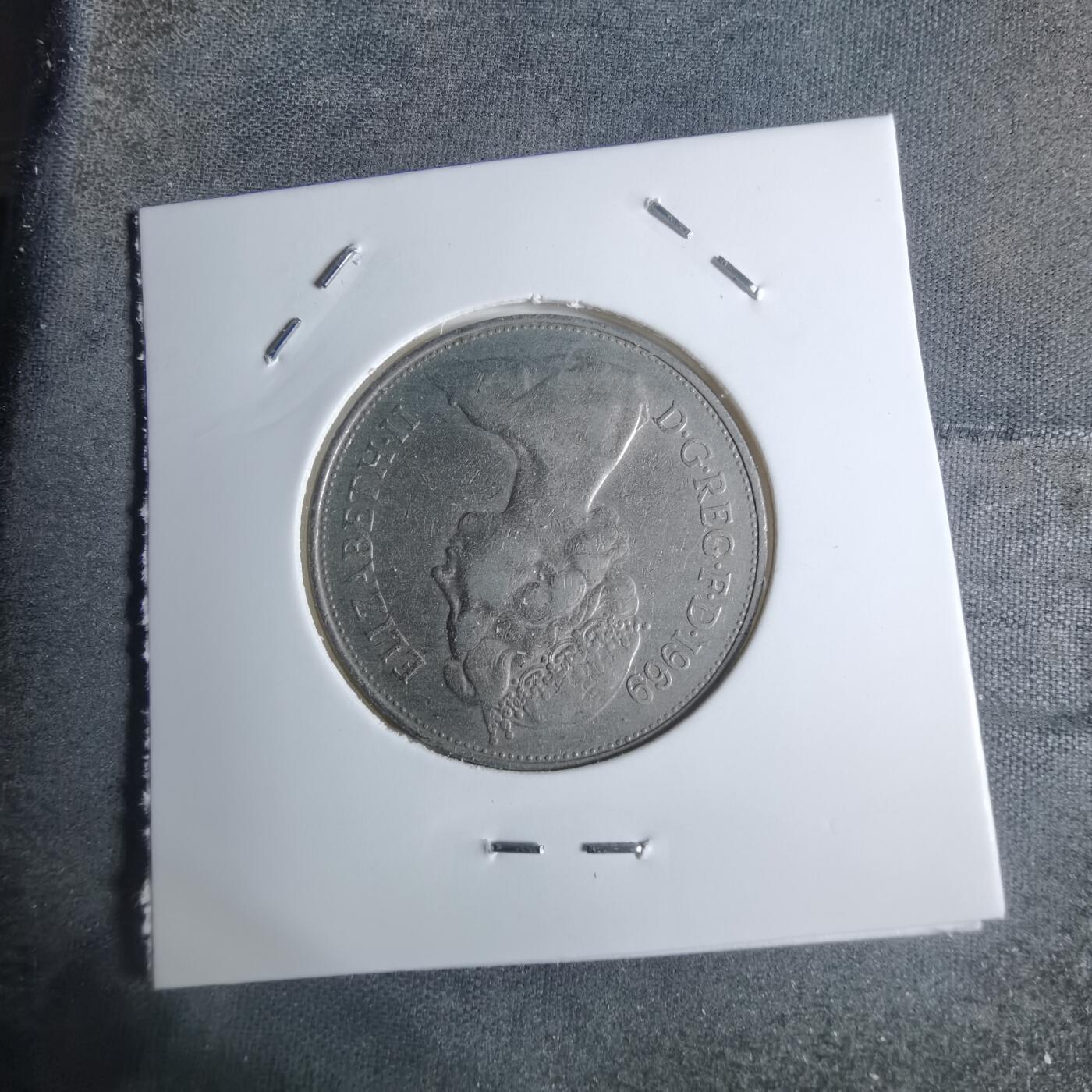 沼泽如烟--第920场 英国1969年10便士