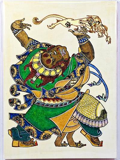 白泽拍卖卡牌手绘专场第29期（忽有故人心上过，回首山河已是秋） - 2025 香山文创 封神榜手绘卡 魔礼寿  那澜临摹亲签