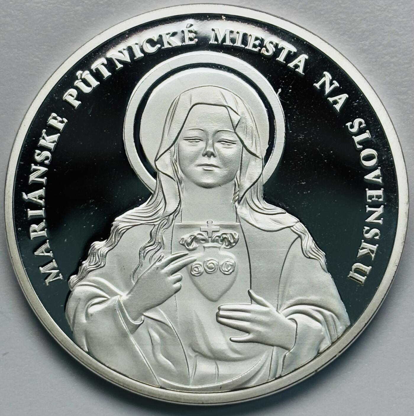 文馨钱币收藏第 283 场，【大雪鉴珍，寒英缀金】金银纪念币精品场，诚邀您的参与【长期接代拍品】 全新圣母玛利亚精制纪念章，是不是银章不知道