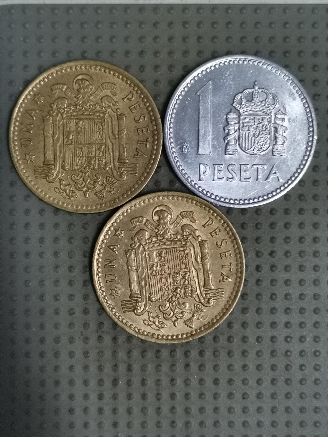 2025年第131场各国散币拍卖（总第131场） 西班牙1比塞塔3枚