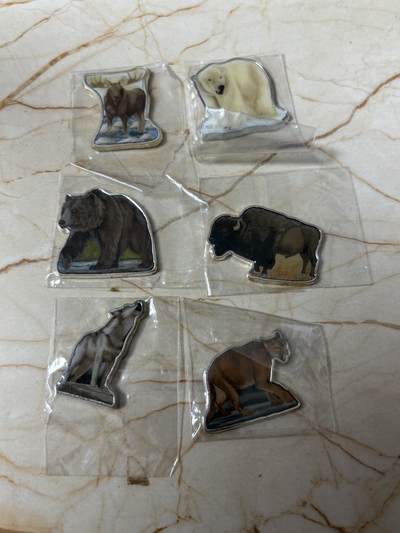 第184期拍卖 - 获奖索马里2008年动物彩色异形镀银纪念币6枚套，世界最美25种钱币排名第12位