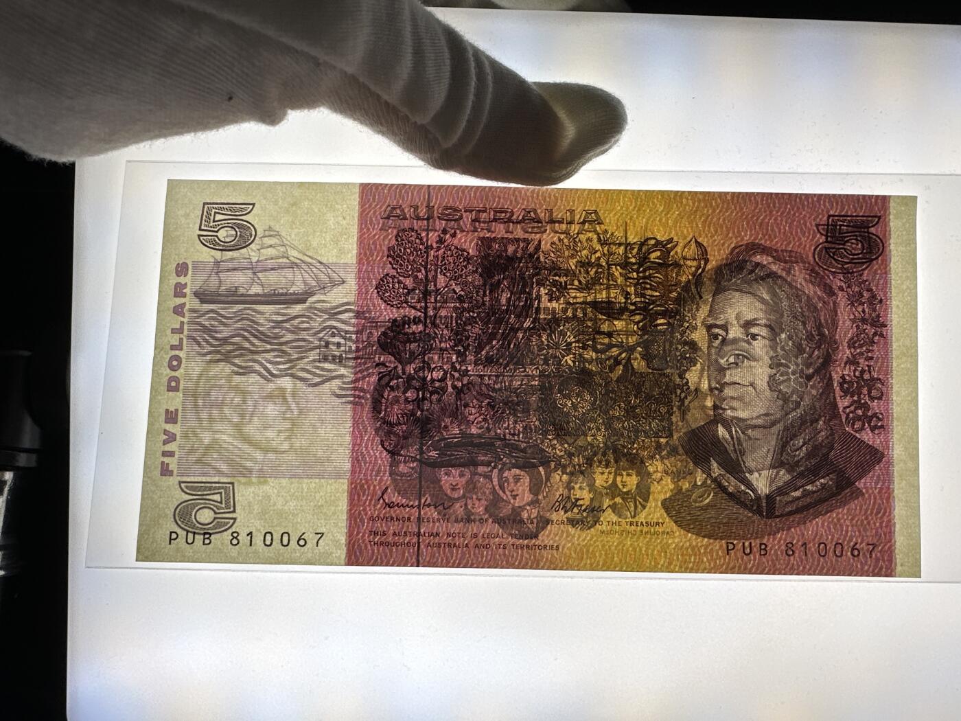 12.5纸币专场 1985年-1991年版澳大利亚5澳元