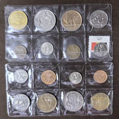 北京马甸外国币专卖第147期，外国币专场，陆续上拍，欢迎关注 - 比利时2套