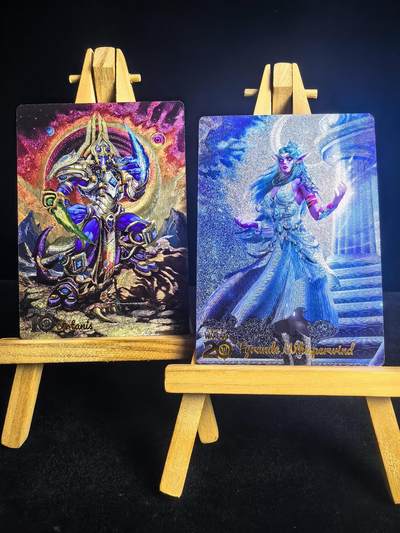 无佣金 不寄存 不收拍 链接少 我只是一个小小的卡牌收藏玩家   需要多宫大佬请私聊 部分卡牌设有底价（不想玩的那么累，即使有底价也会比市场价便宜的多，懂的自然懂） 拒绝小号抬价 大家放心拍 所有拍品部分套有卡膜 部分卡牌多宫 自制卡牌 不包厂瑕 放大镜 品控 勿拍 流拍商品会循环 感谢大家支持 留个关注 不定时上新 谢谢 - 奇点卡牌 炉石俩张