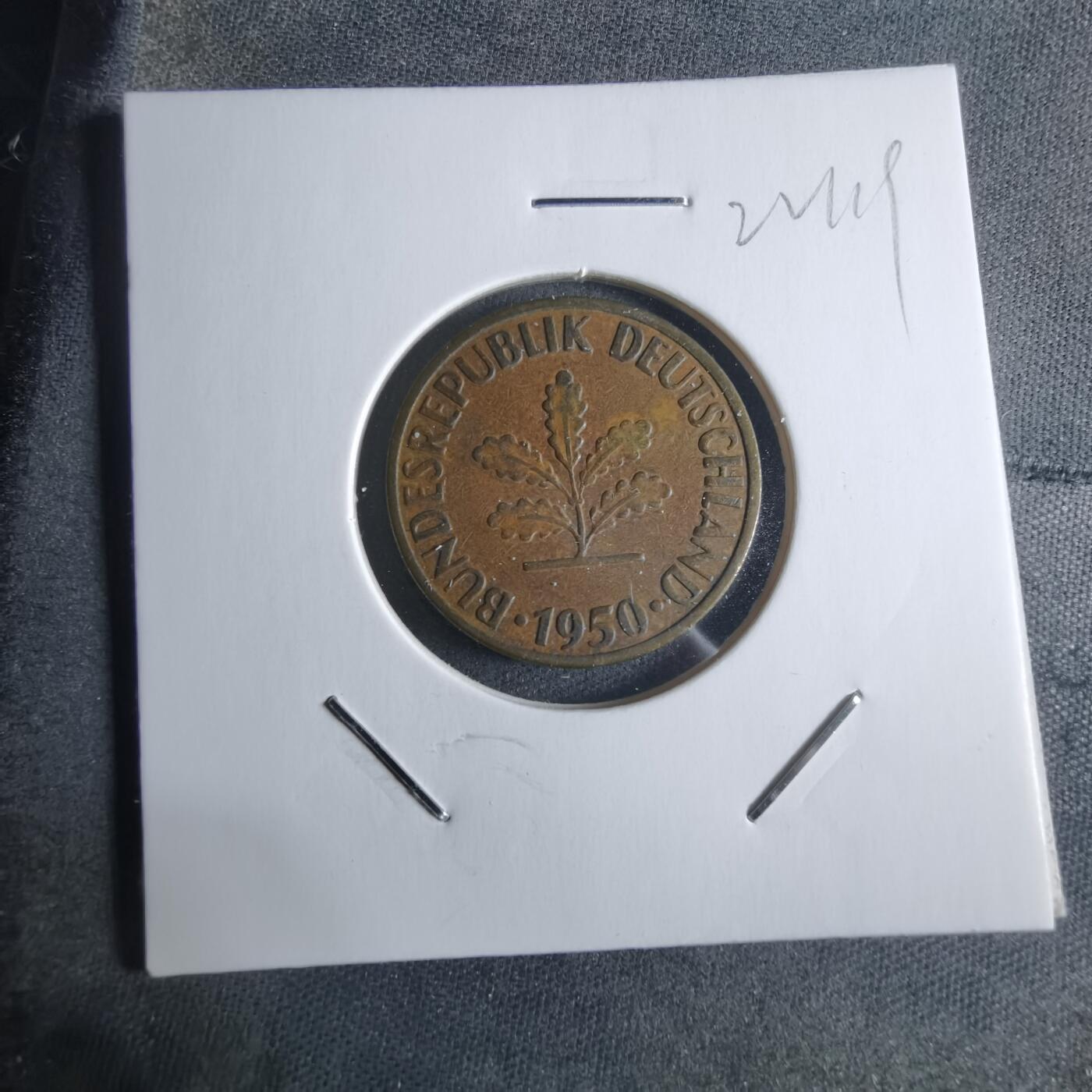 沼泽如烟--第922场 德国1950年10芬尼