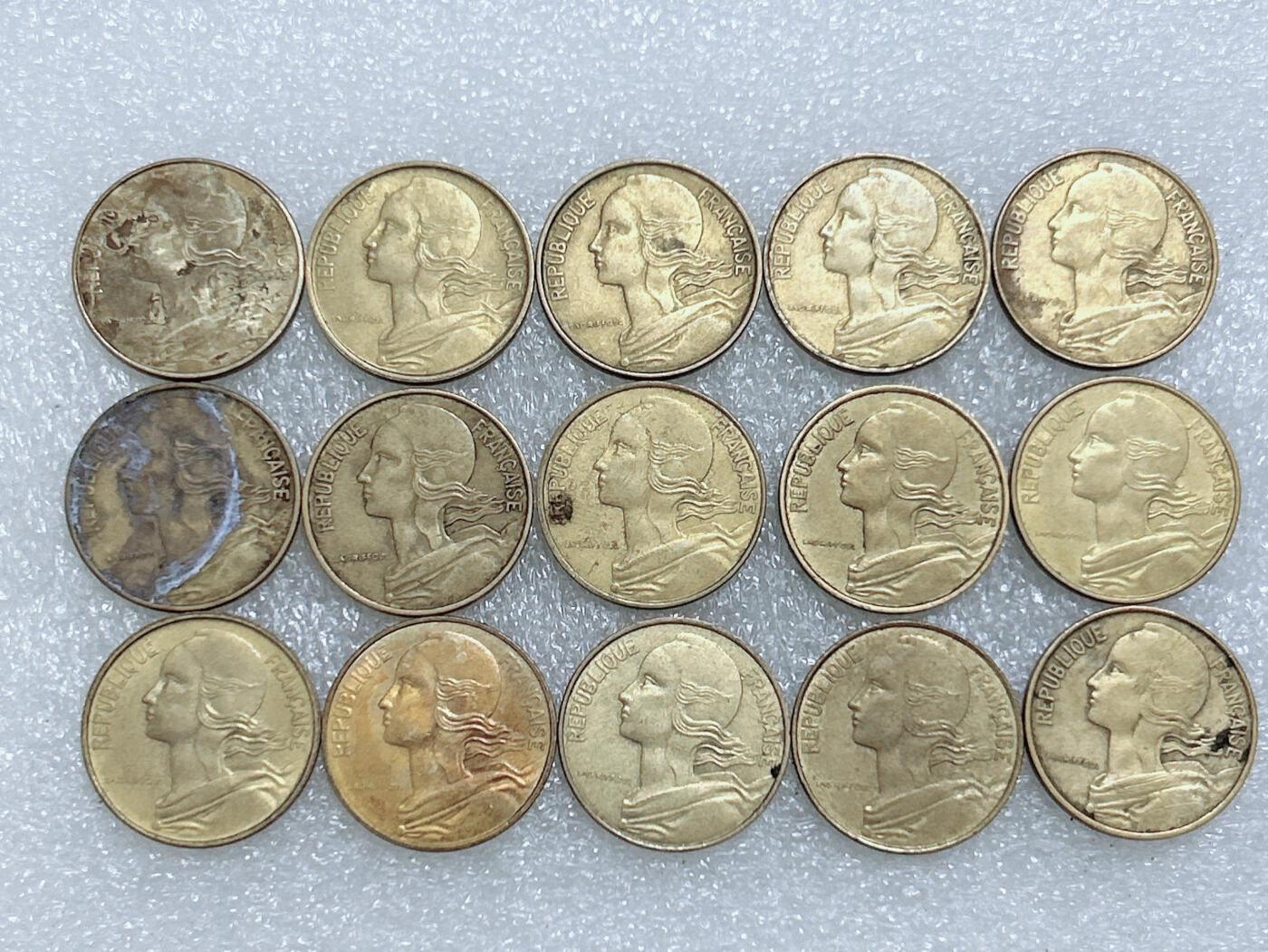 第一海外回流一元起拍收藏 散集专场  第275期 法国10分 15枚