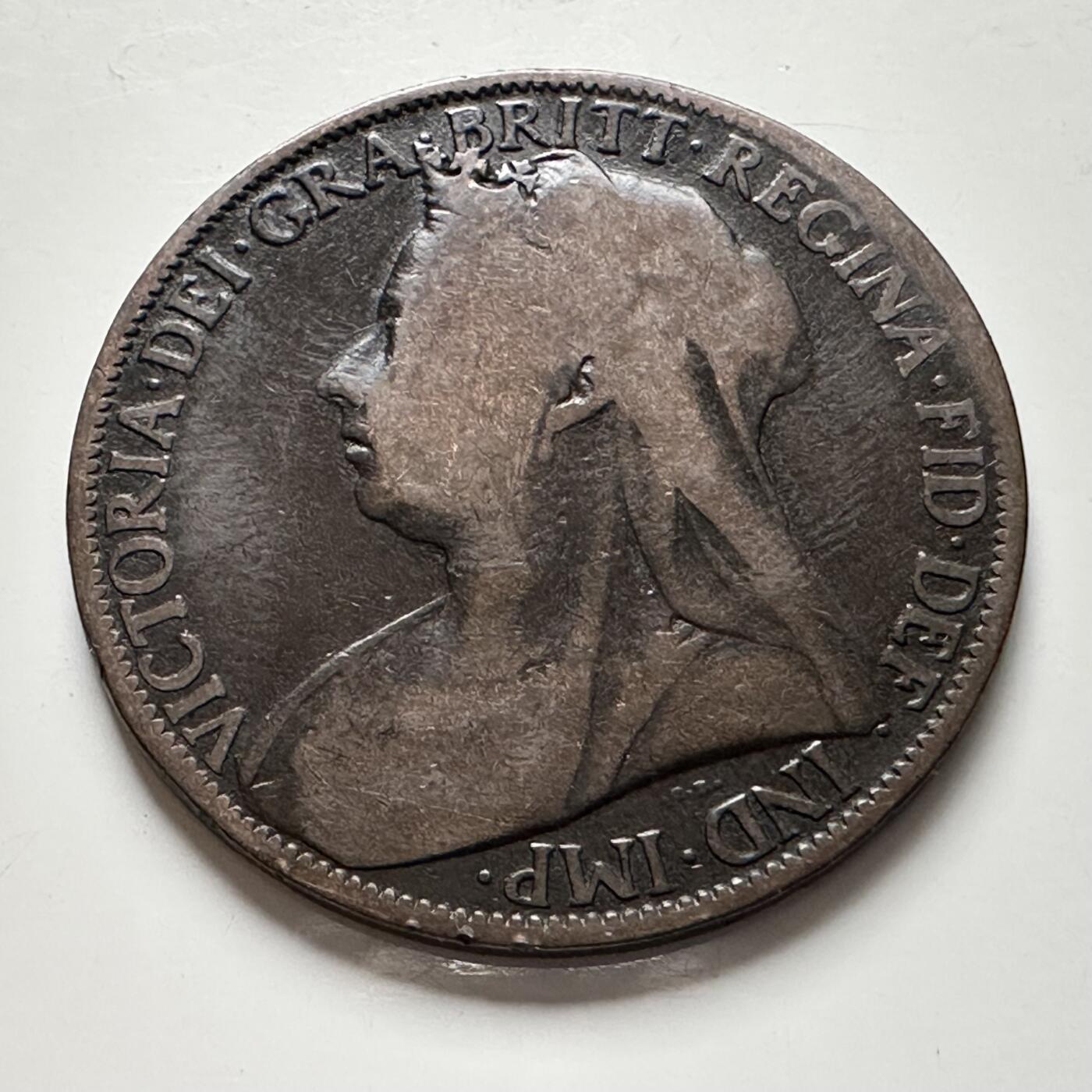 🌹外币初藏🌹🐯2025年第136场  每周二四六晚8️⃣点 接代拍 英国1898年维多利亚一便士 批纱版