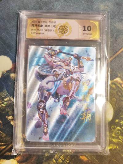 阳大大卡牌拍卖第85期（持续收拍品，周六晚上九点截拍，进群福利早知道） - 【亲签卡】焱卡文化 西游姬 黑暗王朝 黄牙老象 限编15/20 折光