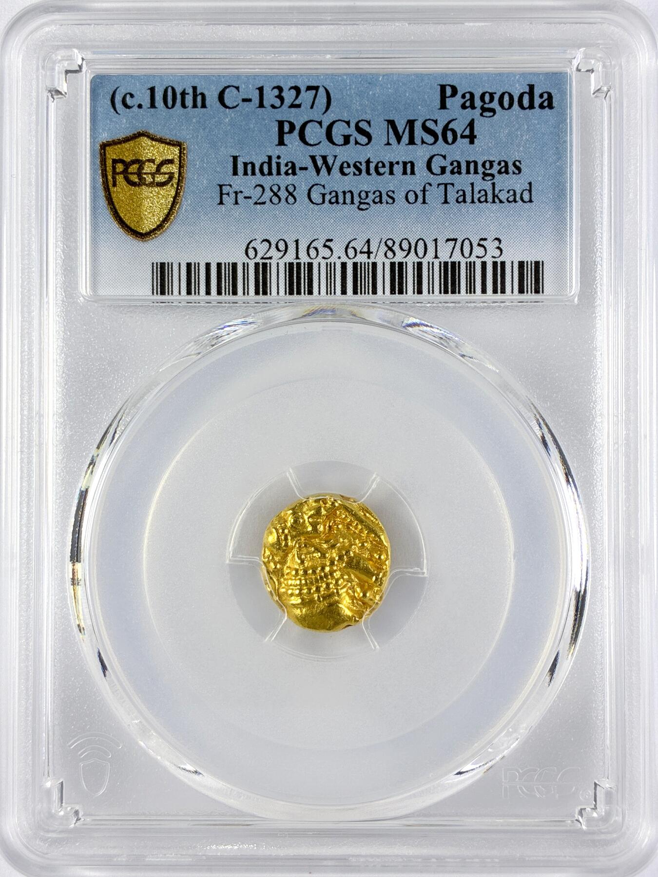 【雨安】【直播拍卖】【世界币章119期-评级币】2025-12-06 周六 19:30 保真 [金币] India 印度 西恒伽王朝 大象  PCGS-MS64