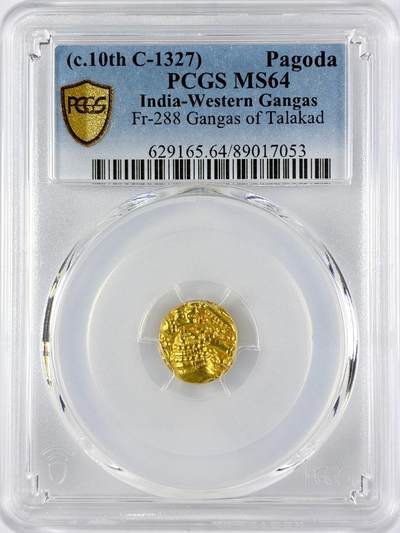 【雨安】【直播拍卖】【世界币章119期-评级币】2025-12-06 周六 19:30 保真 - [金币] India 印度 西恒伽王朝 大象  PCGS-MS64