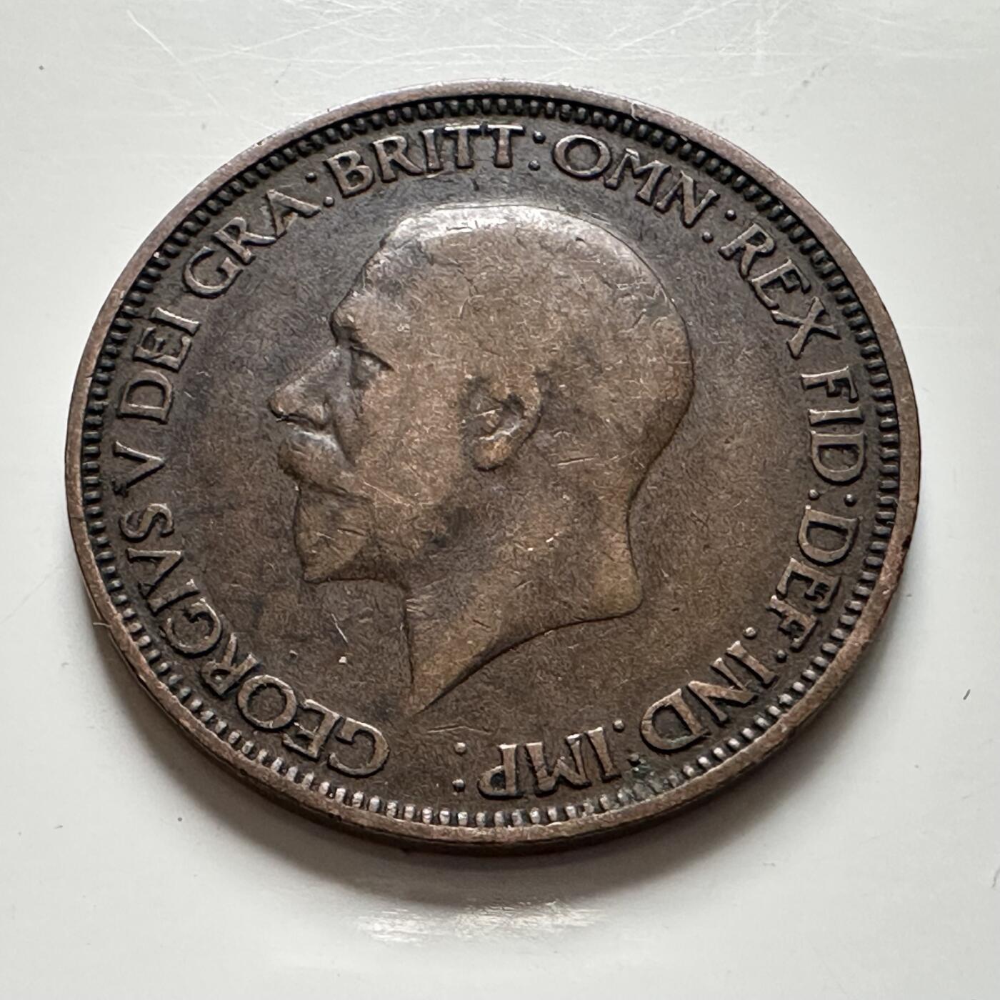 🌹外币初藏🌹🐯2025年第136场  每周二四六晚8️⃣点 接代拍 英国1933年1/2便士