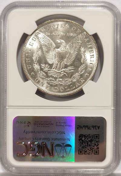 博洋堂世界钱币拍卖第150期（全场包邮） NGC MS63 美国1888年摩根银币P版，币面清爽干净又舒适，细节优秀状态极佳，吉祥年份吉祥寓意要发发发。