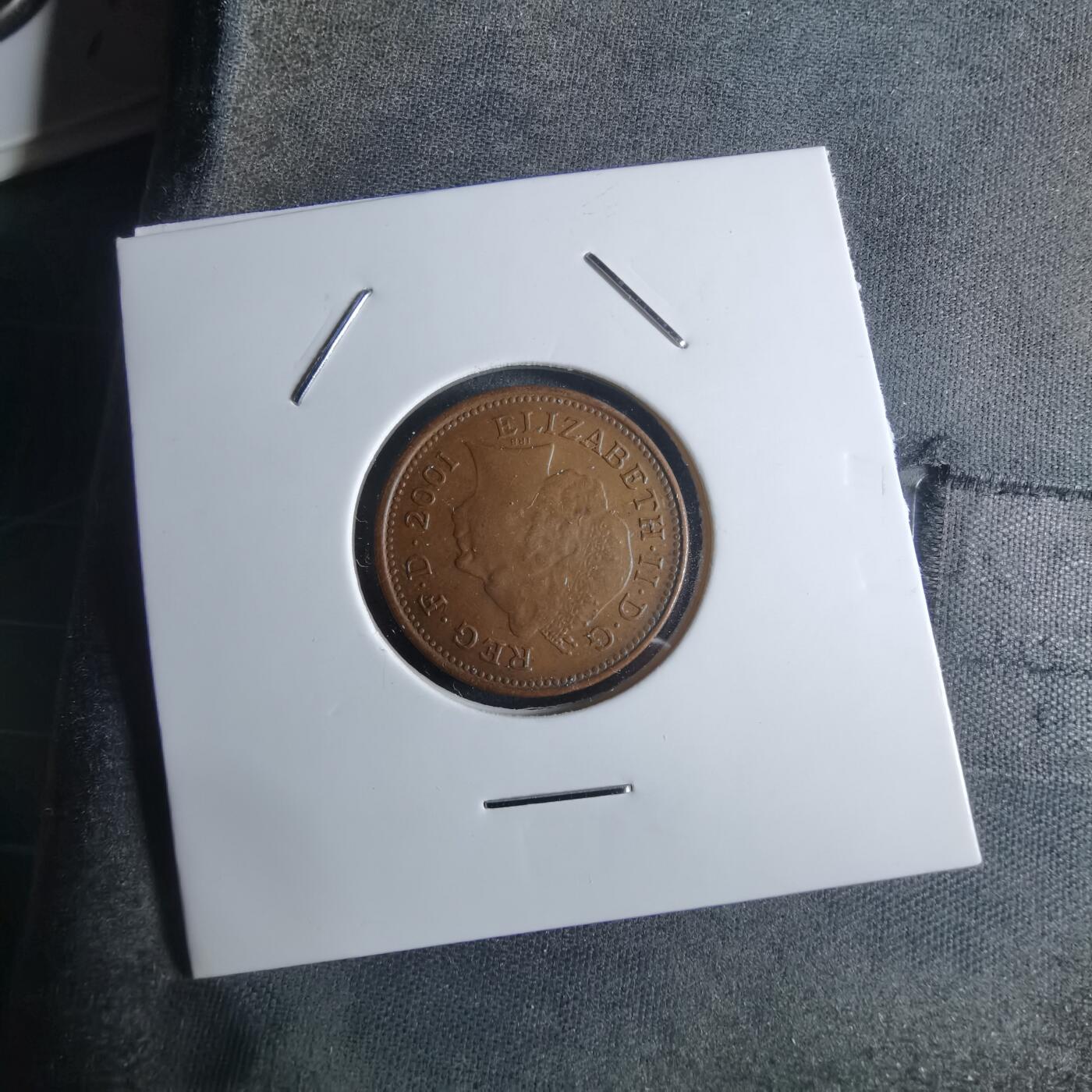 沼泽如烟--第922场 英国2001年1便士